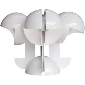 MARTINELLI LUCE lampe de table RUSPA 4 (Blanc - Aluminium verni)