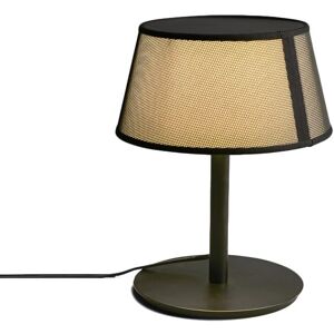 TOOY lampe de table LILLY 558.31 (Beige avec maille noire - verre et métal)