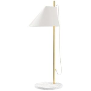 LOUIS POULSEN lampe de table YUH (Laiton / Blanc - Aluminium, laiton et marbre)