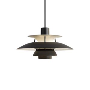 LOUIS POULSEN lampe a suspension PH 5 MINI MONOCHROME (Noir - Aluminium)