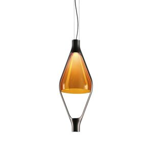 KDLN KUNDALINI lampe a suspension VICEVERSA (Ambre - verre et metal)