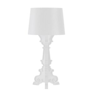 KARTELL lampe de table BOURGIE MAT (Blanc - Polycarbonate 2.0 à partir de matière première renouvelable soft touch) - Publicité