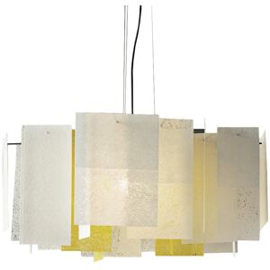 PALLUCCO lampe a suspension ALEXANDRA (100 cm - Fibre de verre et metal)