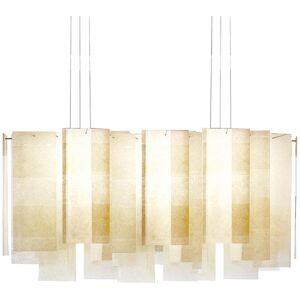 PALLUCCO lampe a suspension ALEXANDRA LONG (180 cm - Fibre de verre et metal)