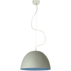 IN-ES.ARTDESIGN lampe a suspension H2O S CEMENTO (Interieur bleu - Peinture effet beton et nebulite)