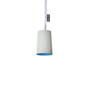 IN-ES.ARTDESIGN lampe a suspension PAINT CEMENTO (Interieur bleu - Peinture effet beton et nebulite)