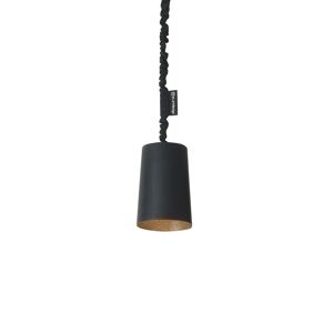 IN-ES.ARTDESIGN lampe a suspension PAINT LAVAGNA (Interieur bronze - Resine effet tableau blanc et nebulite)