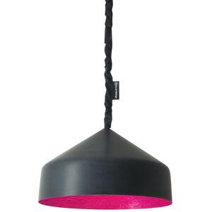 IN-ES.ARTDESIGN lampe a suspension CYRCUS LAVAGNA (Interieur magenta - Resine effet tableau blanc et nebulite)