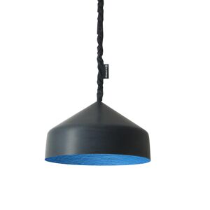 IN-ES.ARTDESIGN lampe a suspension CYRCUS LAVAGNA (Interieur bleu - Resine effet tableau blanc et nebulite)