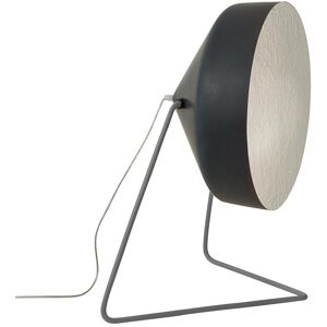 IN-ES.ARTDESIGN lampadaire CYRCUS F LAVAGNA (Base et interieur argent - Resine effet tableau noir, nebulite et acier)