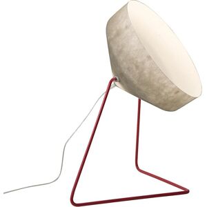 IN-ES.ARTDESIGN lampadaire CYRCUS F NEBULA (Base rouge - acier et Nebulite)