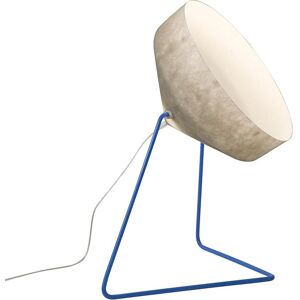 IN-ES.ARTDESIGN lampadaire CYRCUS F NEBULA (Base bleu - acier et Nebulite)