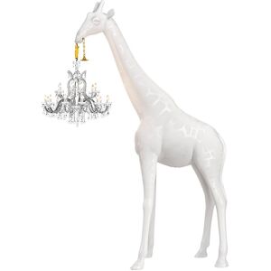 QEEBOO lampadaire GIRAFFE IN LOVE INDOOR H 400 cm (Blanc - Fiberglass) - Publicité