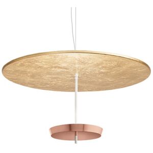 MODOLUCE lampe a suspension OMBRELLA Ø 100 cm (Feuille d'or, coupe cuivre - Metal)