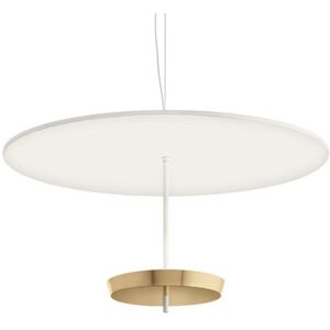 MODOLUCE lampe a suspension OMBRELLA Ø 100 cm DIMMER DALI (Blanc, coupe laiton - Metal)