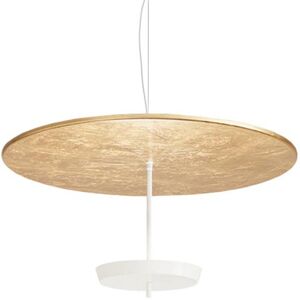 MODOLUCE lampe a suspension OMBRELLA Ø 60 cm (Feuille d'or, coupe blanche - Metal)