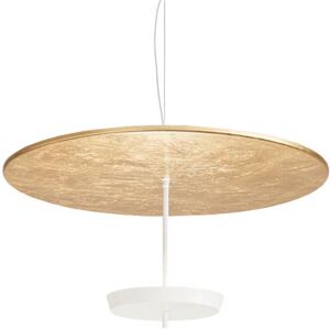 MODOLUCE lampe a suspension OMBRELLA Ø 80 cm (Feuille d'or, coupe blanche - Metal)