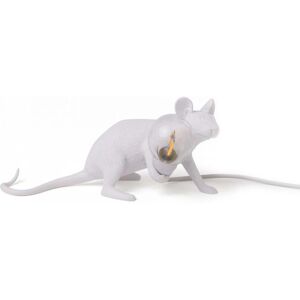 SELETTI lampe de table MOUSE LAMP LOP (Blanche - Résine)