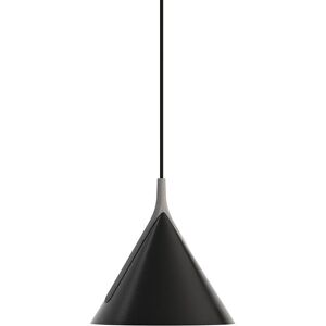 AXO LIGHT lampe a suspension JEWEL MONO BEAM 12° (3000K, noir / gris - Aluminium et nylon recycle)