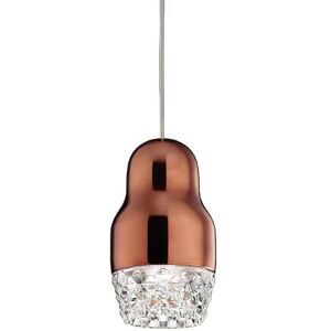 AXO LIGHT lampe a suspension FEDORA (Bronze - verre et metal)