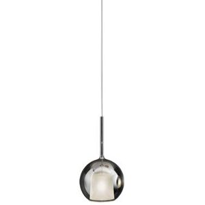 PENTA LIGHT lampe a suspension GLO (Petite Ø 13 cm / Argent miroir - verre et metal)