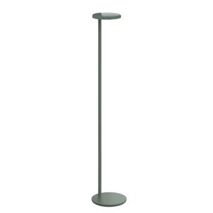 FLOS lampadaire OBLIQUE USB-C (2700K, vert sauge poli - Aluminium et methacrylate)