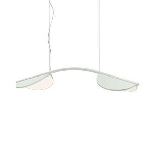 FLOS lampe a suspension ALMENDRA S2 ARCH LONG [DERNIÈRE PIÈCE] (Off-white - Aluminium)