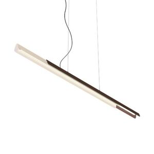 KDLN KUNDALINI lampe a suspension DALA LINEAR (Sable et finition bois - Polyethylene et aluminium)