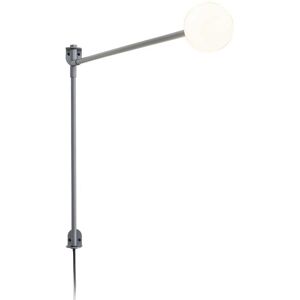 NEMO lampe murale POTENCE PIVOTANTE MINI (Gris - Aluminium)