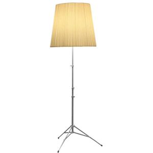 PALLUCCO lampadaire GILDA (Plisse ivoire - Aluminium naturel)