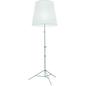 PALLUCCO lampadaire GILDA (Papier parchemin blanc - Aluminium naturel)