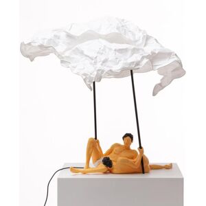 SELETTI lampe de table LOVE IS A VERB (Lea & Toni - Resine, metal et papier)