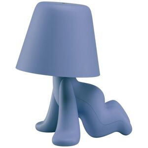 QEEBOO lampe de table SWEET BROTHERS RON (Bleu - Polycarbonate peint doux au toucher)