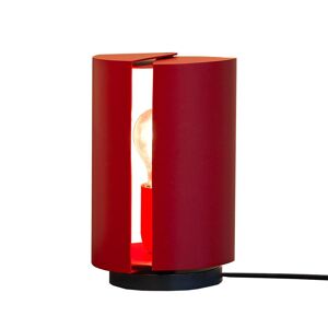 NEMO lampe de table PIVOTANTE À POSER (Rouge carmin - Aluminium et acier)