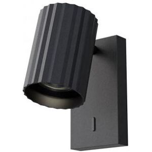 REDO GROUP lampe murale applique DELPHI (Noir opaque, 10 cm - Métal)