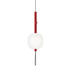 KDLN KUNDALINI lampe a suspension MOTUS (Rouge - verre et metal)