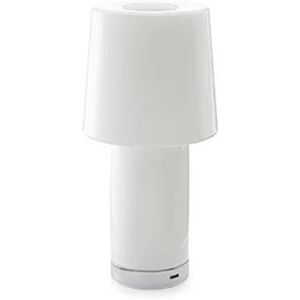 FONTANA ARTE lampe de table rechargeable CAMEO (Chrome - Verre grave et metal)