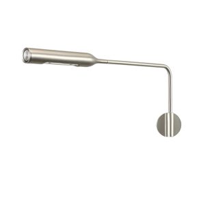 LUMINA lampe murale applique FLO WALL M (Nickel brossé, 3000K - Aluminium)