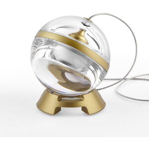 LUMINA lampe de table LIMBUS EYE (Corps en laiton, base en laiton, 3000K - Cristal de Boheme et metal)