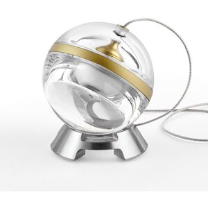 LUMINA lampe de table LIMBUS EYE (Corps en laiton, base en aluminium, 3000K - Cristal de Boheme et metal)