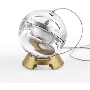 LUMINA lampe de table LIMBUS EYE (Corps en aluminium, base en laiton, 3000K - Cristal de Boheme et metal)