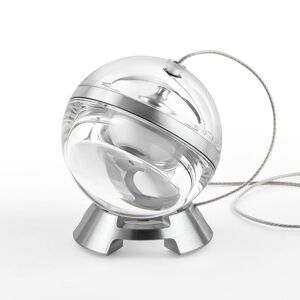 LUMINA lampe de table LIMBUS EYE (Corps en aluminium, base en aluminium, 2700K - Cristal de Boheme et metal)