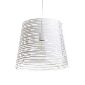 EMPORIUM lampe a suspension PIXI GRAND (Blanc - Polycarbonate et cristal acrylique)