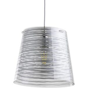 EMPORIUM lampe a suspension PIXI GRAND (Argent - Polycarbonate et cristal acrylique)