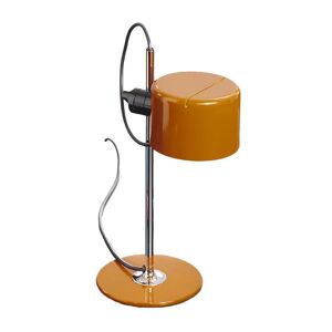 OLUCE lampe de table MINI Coupe (Jaune moutarde brillant - Aluminium et metal chrome)