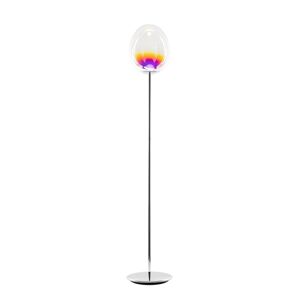 ARTEMIDE lampadaire STELLAR NEBULA (Ø 30 cm - Verre souffle avec traitement dichroïque PVD et aluminium)