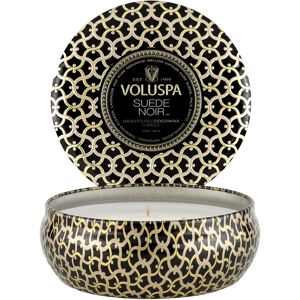 Voluspa Bougie parfumée Maison Noir 3-wick Tin 40 heures Suede Noir - Publicité