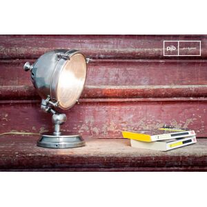 PIB Lampe design industrielle et vintage phare argentee