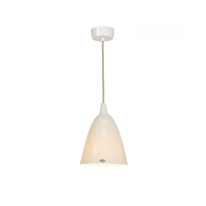 Suspension - HECTOR Blanc Porcelaine Bone China Taille 3 : Ø 19,5 x H 24,5 cm