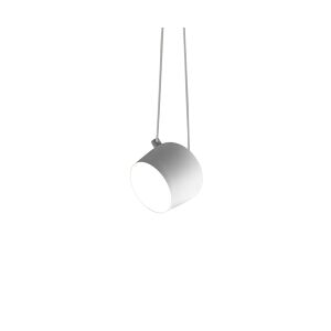 Suspension - AIM Small Aluminium, polycarbonate Blanc Ø 17 x H 14,9 cm, Câble 900 cm, H max sous plafond 300 cm